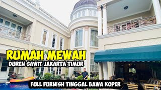 RUMAH BERGAYA CLASSIC MEDITERANIA DI DUREN SAWIT JAKARTA TIMUR | FULL FURNISH TINGGAL BAWA KOPER