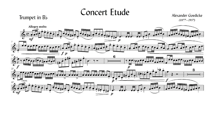 A. F. Goedicke: Concert Study op.49 (Phil Smith, t...