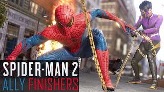 All Team Up/Ally Finishers in Spider-Man 2