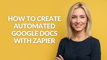 How to Create Automated Google Docs with Zapier - Julia