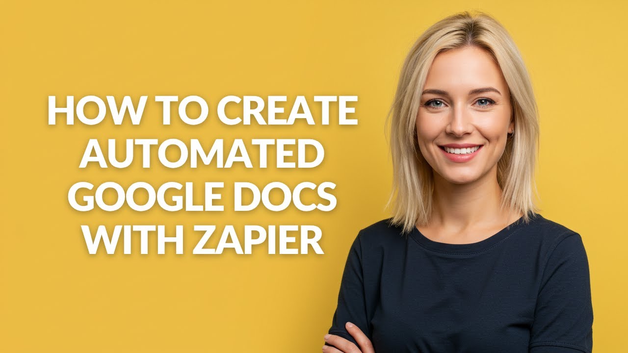 How to Create Automated Google Docs with Zapier - Julia'sTutorials