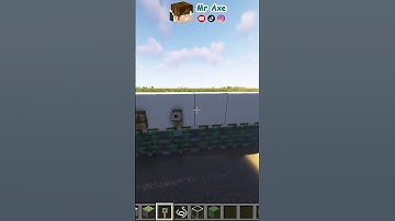 Automatic Bridge in Minecraft - #shorts