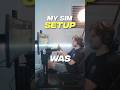 Building a permanent sim racing setup