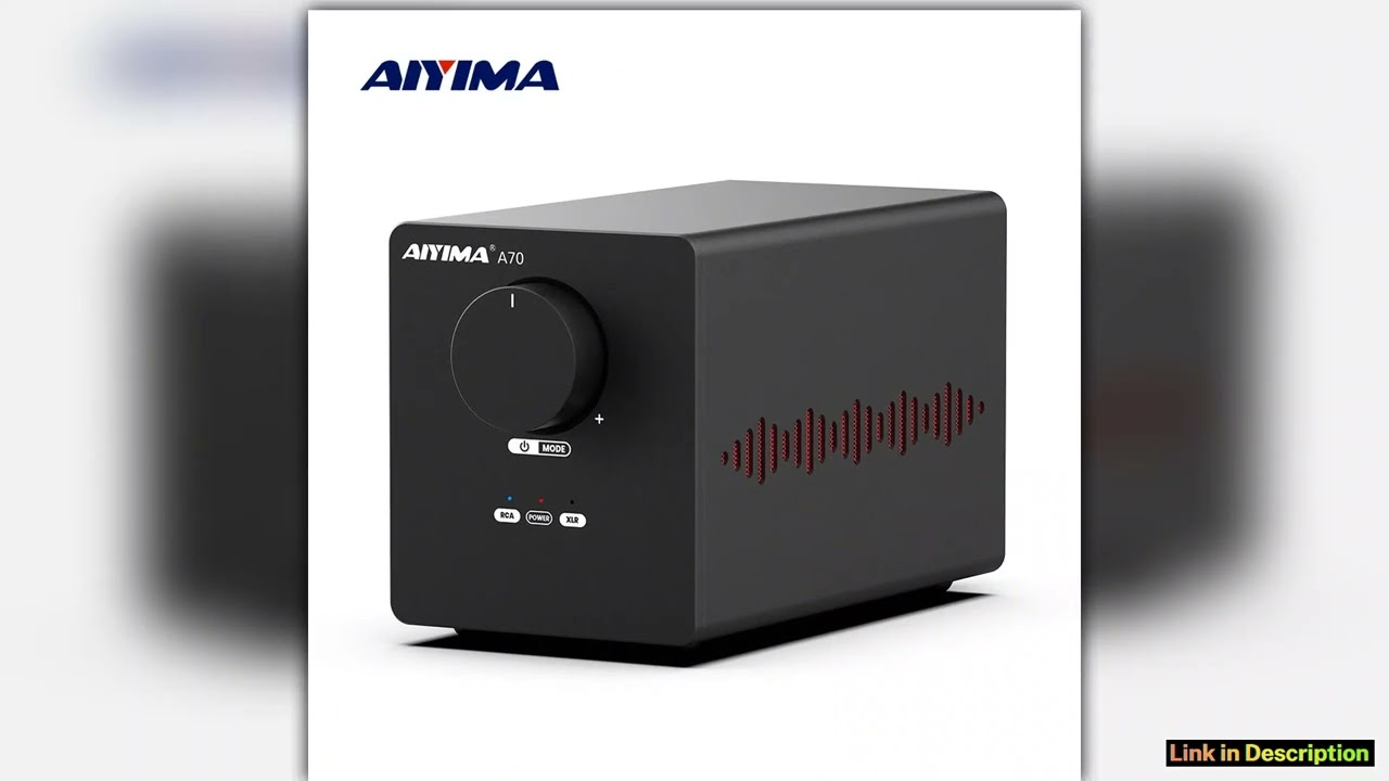 AIYIMA Audio A70 Stereo PFFB Power Amplifier TPA3255 300Wx2 Class D Hifi AMP for Passive Speaker wi