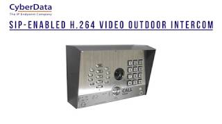 SIP-enabled h.264 Video Outdoor Intercom with Keypad screenshot 2