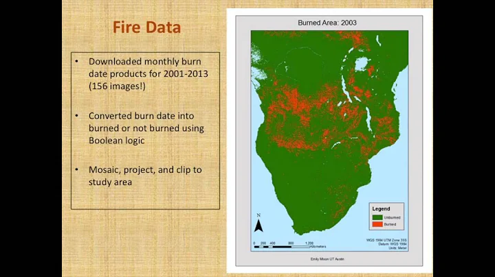 Fire and Vegetative Response in Southern Africa by...