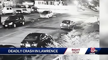 Fatal head-on crash captured on surveillance camera
