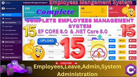 EP 15 Complete Employees Management System Using ASPNET Core MVC, EF Core,SQL | FILE /IMAGE UPLOADS💥