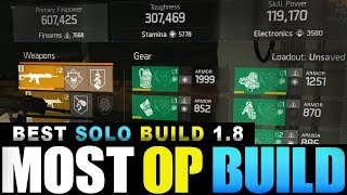 BEST SOLO BUILD 1.8! * STRIKER CLASSIFIED* GAMEPLAY - The Division