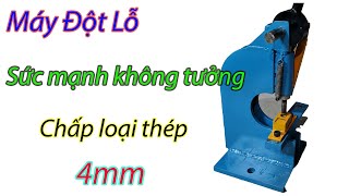 Chế Máy Cơ Đục Lỗ Thép , Sắt , Nhôm , Đồng || I Make Hydraulic Punching Tools