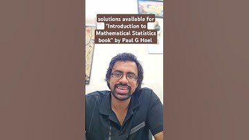 solutions available for "Introduction to Mathematical Statistics book" by Paul G Hoel #statistics