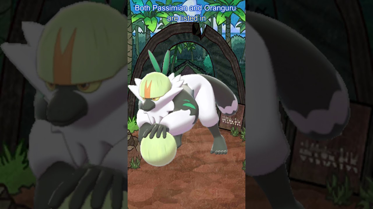 Pokémon Fact of the Day --- Oranguru, Passimian