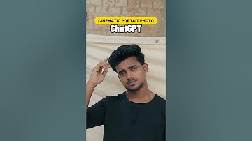 Cinematic portait photo ideas 🤯😍 || Chat gpt ai photo Editing #chatgpt #aiphotoediting
