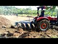 Traktor murah roda 4 agropro type 404 dan implement discplow bajakan tanah