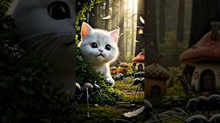 Kitten Vs Giant Ant Arm Cutest Battle Ever