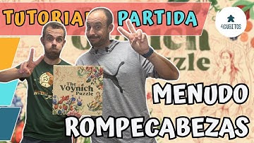 Tutorial + Partida - The Voynich Puzzle 📓🧩 | Menudo Rompecabezas