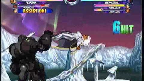 MvC2 Online (360): Brett (MSP) vs KhaosDragon (IM/Sent/Psy) 25 .:6.19.10:.