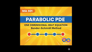 MA 301 - Parabolische PDE - 1D warmtevergelijking | | Bender-Schmidt-methode | Module 4