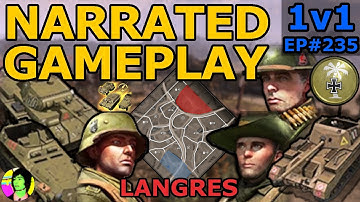 CoH3 | Panzer storm counter attack | Narrated Gameplay 1v1 Deutsches Afrikakorps EP#235