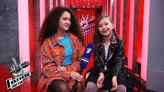 Алика Карпенко. Интервью после Песни на вылет - За кадром - Голос.Дети - Сезон 6