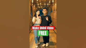 Make Studio Ghibli Style Videos for FREE 🤯 Convert Ghibli Style images to Video #Ghibli #Short