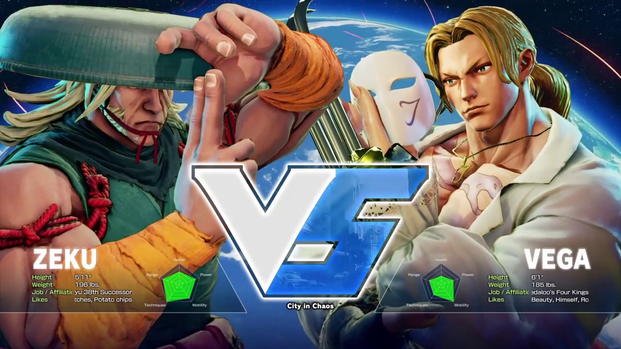 STREET FIGHTER V - Zeku VS Vega