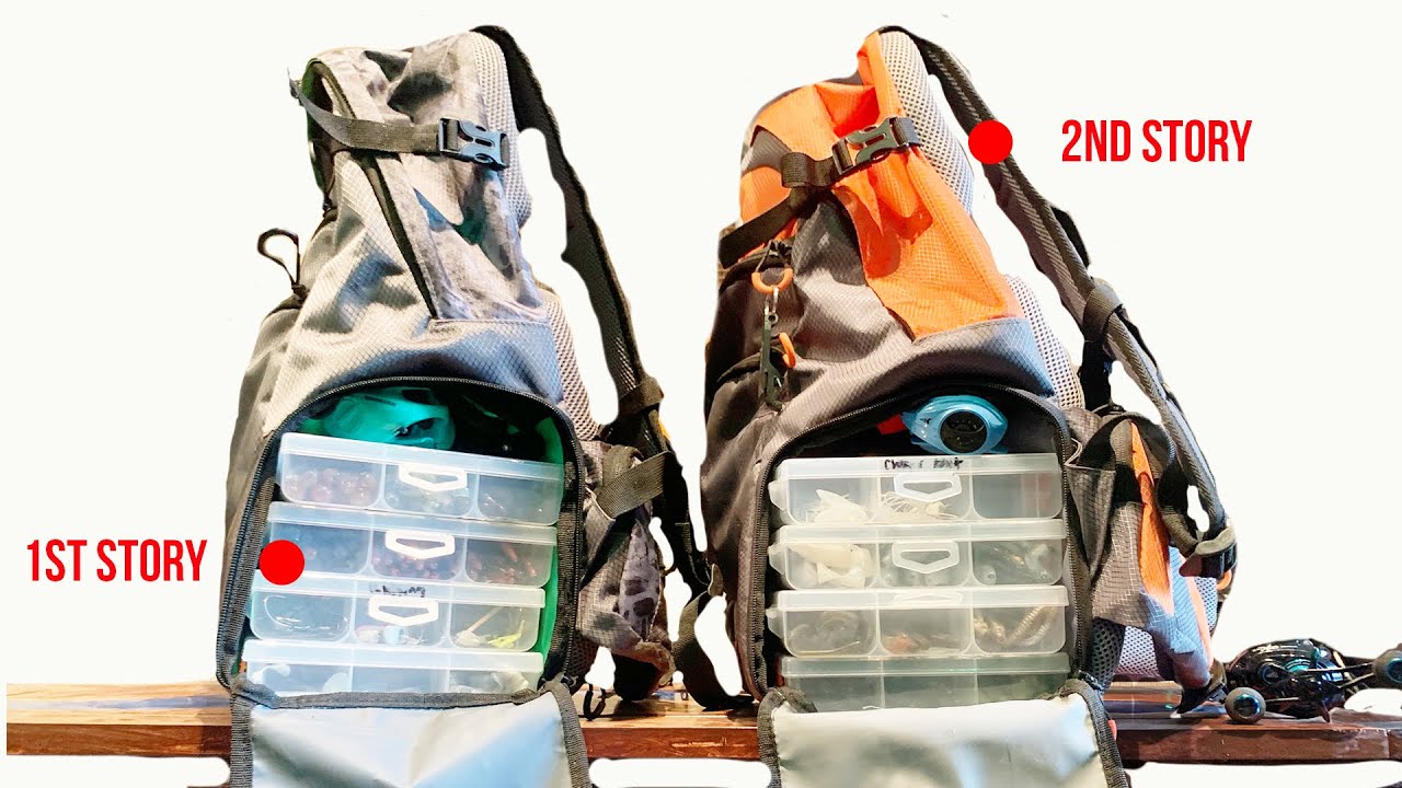 NEW TWO STORY FISHING BACKPACK TACKLE BAG! - KastKing 
