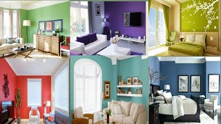 Best Color Combination For Bedroom Living Room||Home painting color design idea