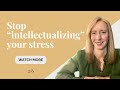 Stop "Intellectualizing" Your Stress (The Cognitive Athlete's Trap)