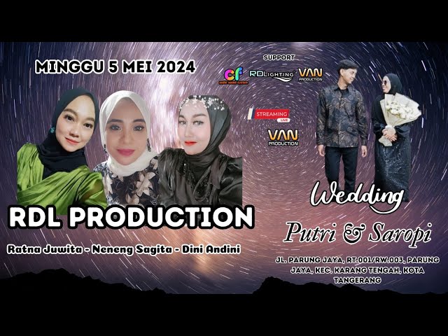 LIVE STREAMING RDL PRODUCTION | MINGGU 05 MEI 2024 class=