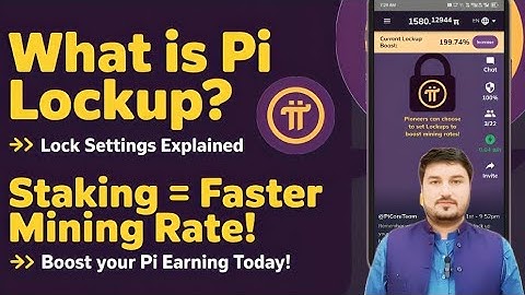 What is Pi Lockup & its Settings? | Staking Pi Boost Your Mining Rate | Pi Coin New Update