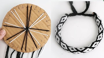 Thread Bracelet That Anyone Can Make | Kumihimo Bracelet