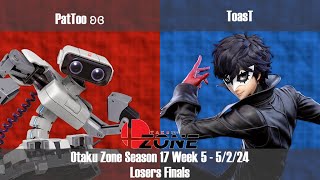 OZone17W5 - LF - PatToo [ROB] vs ToasT [Joker]