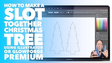 Tutorial: How to Make a Slot Together Christmas Tree using Illustrator or Glowforge Premium