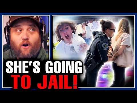ENTITLED ICE PROTESTER FINDS OUT! GOING STRAIGHT TO JAIL FROM ICE PROTEST