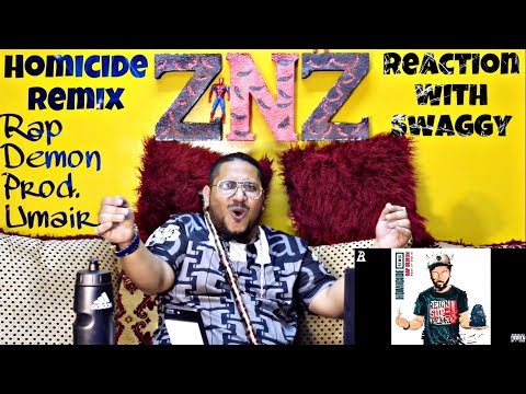 Homicide Remix | Rap Demon | Reaction Video | Swaggy | SQuaD ZNZ