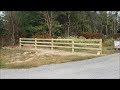 Building Fence and gates at Property entrance PART 1 of 2