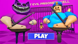 CATNAP BARRY PRISON RUN! SCARY OBBY FULL GAME #roblox #obby