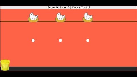 Rescue The Eggs Game using JavaScript