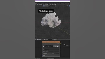 Faking realistic clouds in Blender blender 3D designtok 3Dmodeling art learnontiktok_R_R_R_R