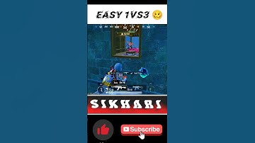 Too Easy for a 1v3!🥴 The cluth KING 👑#shorts #bgmi #gaming #viral #pubgmobile #gaming #bgmicluth