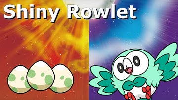 Shiny Rowlet via Masuda Method in Pokemon Sun & Moon!