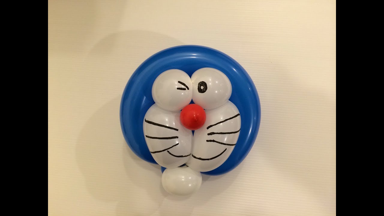 簡単 バルーンアート ドラえもん Balloon Art Doraemon Youtube