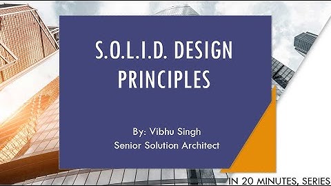 Single responsibility principle | Solid principles interview questions | Solid design principles