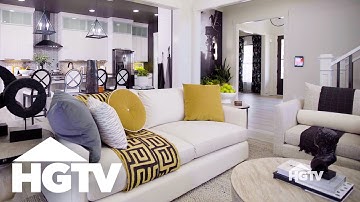 Family Room Design Time Lapse | HGTV Smart Home (2020) | HGTV