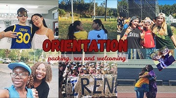 Orientation Stellenbosch University - packing, res and welcoming