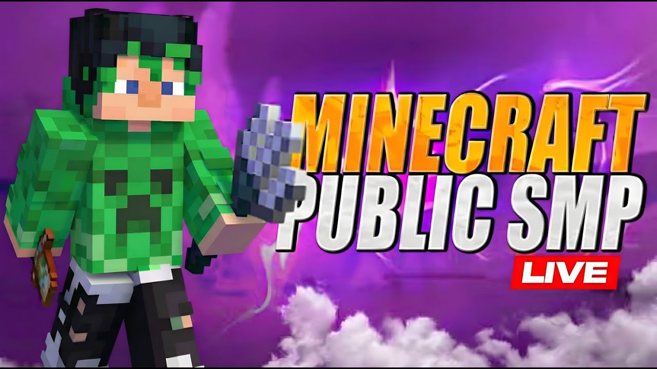 🔥 MINECRAFT PUBLIC SMP LIVE 😱 |