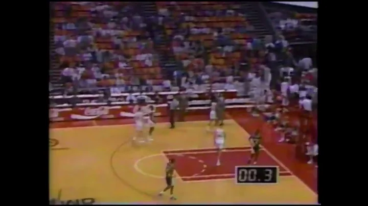 Malik Sealy Hits One of the Only Half Court Hook S...