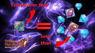How to use SKIP TICKETS to get FREE GEMS and MILLIONS of GOLD ! | Seven Deadly Sins Grand Cross