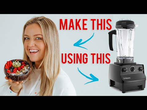 How to Make a Smoothie Bowl in a Vitamix // Vitamix 5200 